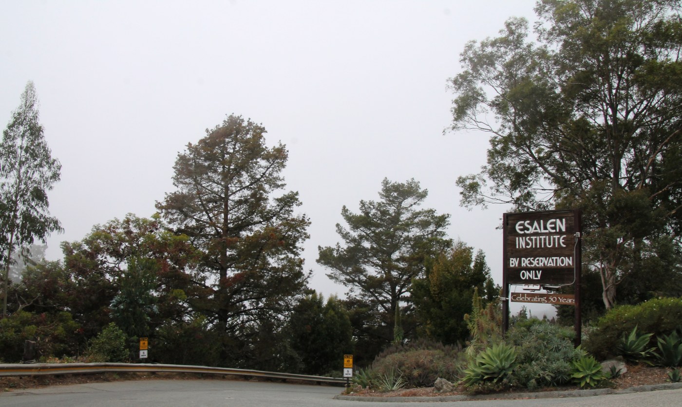 Esalen Institute entrance sign