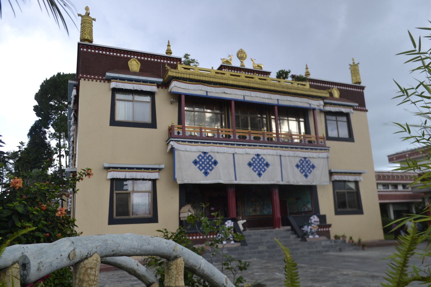 Main gompa (temple hall) of Kopan Monastery
