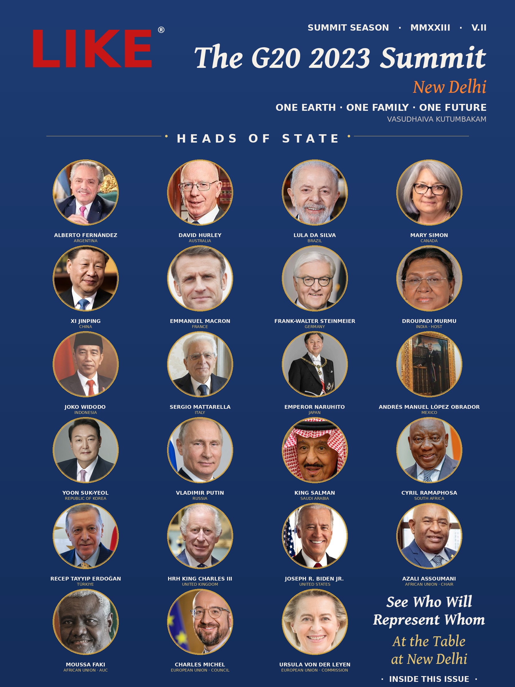 G20 2023 New Delhi Heads of State cover
